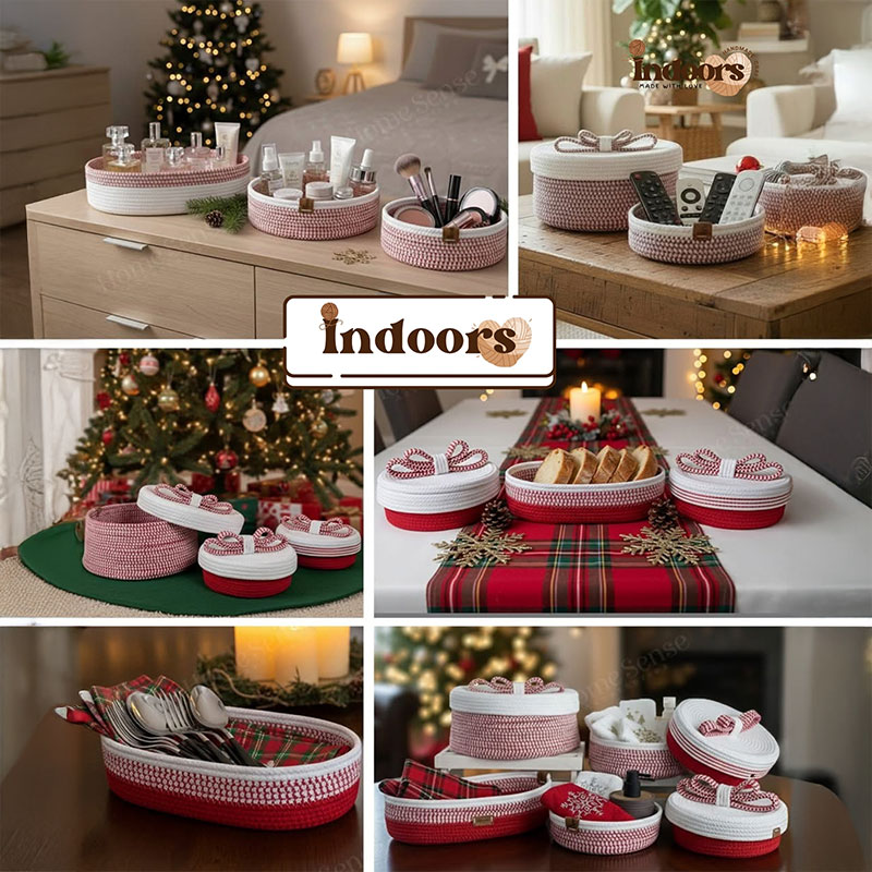 باسكت أحمر بيضاوى - 5