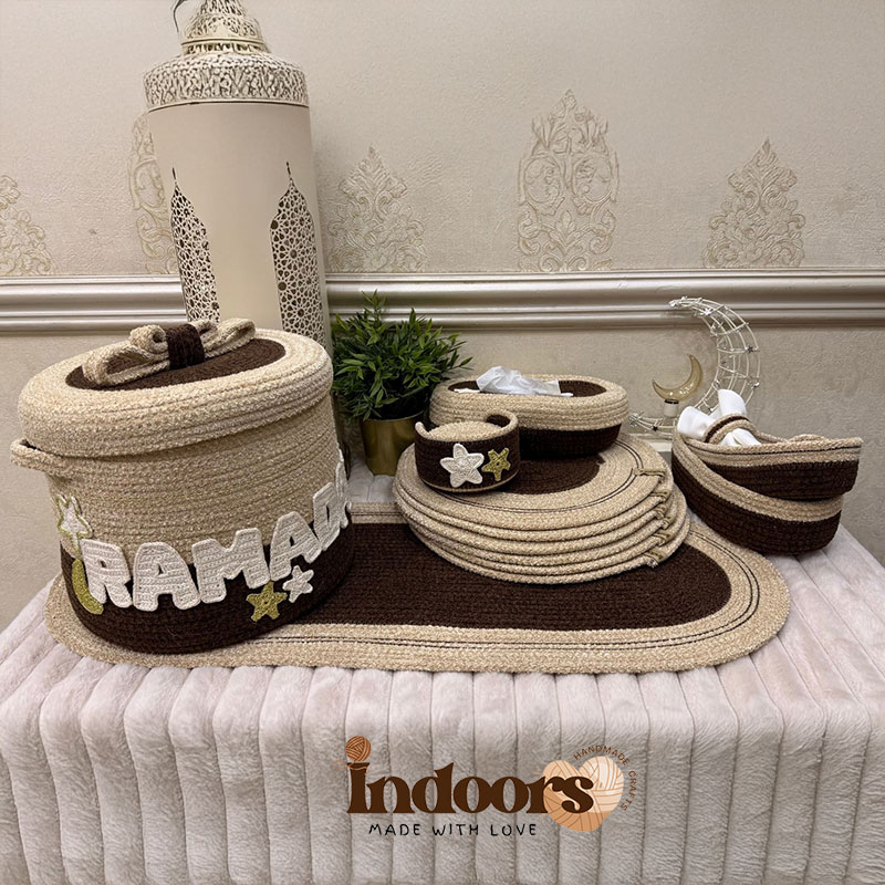 علبة مناديل قطيفة - 3